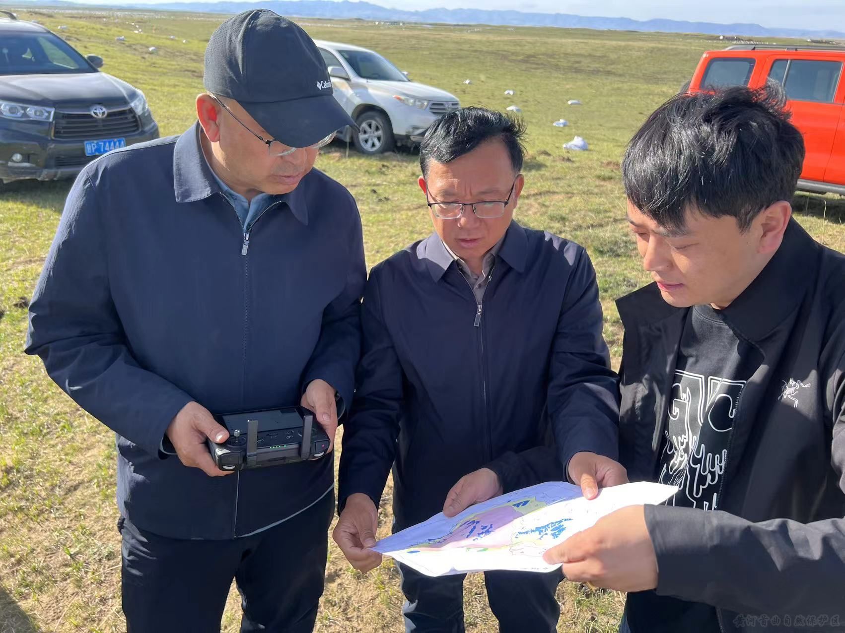 省林科院联合黄河首曲保护区开展国家重点研发计划项目调研