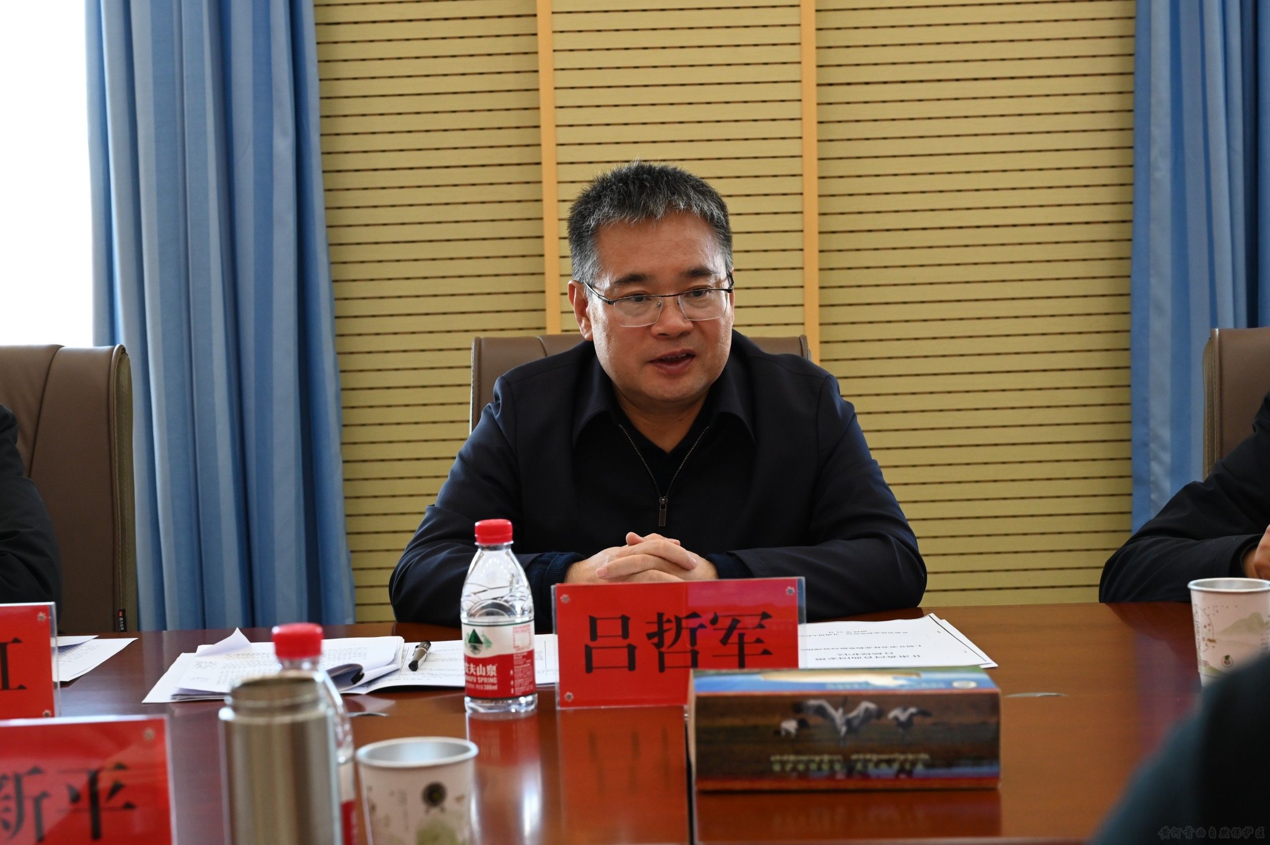 甘南州委副书记吕哲军到黄河首曲保护区调研   