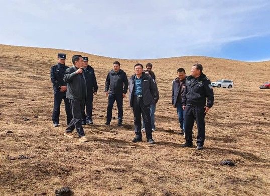 黄河首曲管护中心开展第一季度总林长巡林暨清明防火与安全生产督导工作   